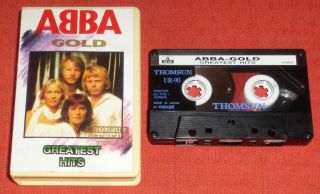 Abba - Rare Thomsun Cassette Tape - Gold - (greatest Hits/best Of)
