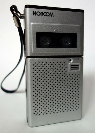 Rare Vintage Norcom Cassette Player Recorder With Petitcette Tape
