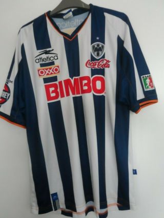 Monterrey Fc Mexico Rare Football Shirt Atletica