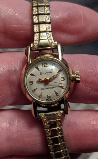 Rare Vintage Bulova Selfwinding M2 Ladies Swiss Automatic Watch