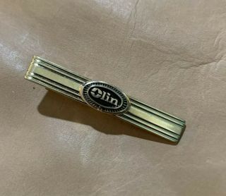 Vintage Orlin 12k Gf Tie Bar Clip Clasp Employee 5 Yr Service Award/ Repurposed