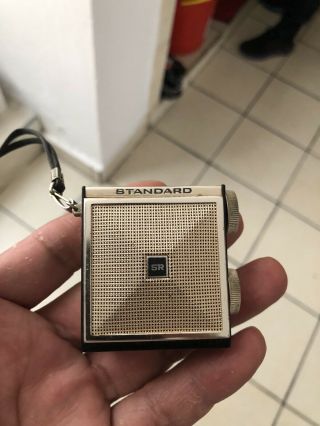 Vintage&rare Standard 7 Transistor Radio Micronic Ruby Sr - G430