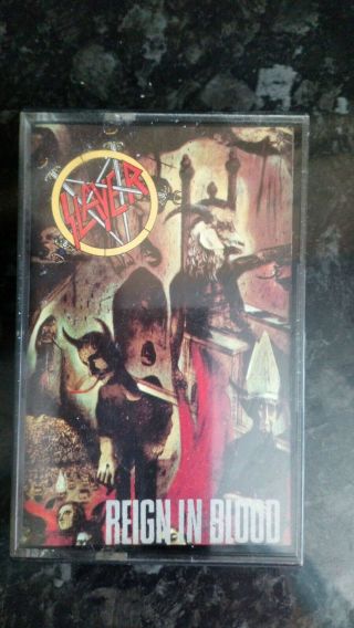 Slayer Reign In Blood Rare 1986 Def Jam Cassette,