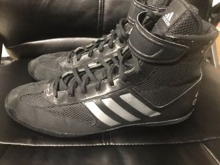 Rare Adidas Combat Speed 4 Iv Wrestling Shoes Size 13 Men’s Black White