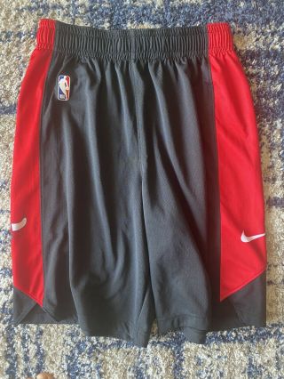 Nike Nba Chicago Bulls Player Issue Training Short Size Small Aj5058 - 010 Rare
