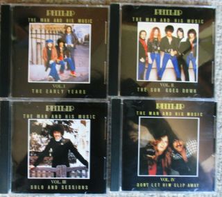 Philip Lynott A Man And His Music Vol.  1 - 4 Cds Very Rare Thin Lizzy Very