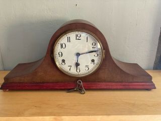 Napolian Antique Clock.  Westminster Chimes Length 23 " Long Height 10 " High Ma