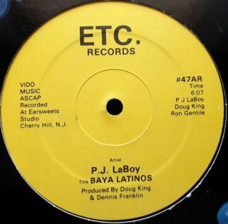 Pj Laboy - Baya Latinos - 12 Rare Soul Funk;disco Boogie Rap