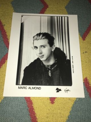 Marc Almond - Very Rare Record Company Promo Press Photo.  Soft Cell