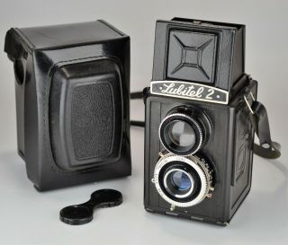 Rare Export Ussr " Lomo Lubitel 2 " Tlr Medium Format Camera (3)