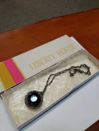 Rare Vintage Liberty House Necklace With Locket Pendant