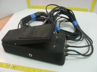 Crumar Vintage Pedal - Rare Omb - Includes All Wires In Pics - Very Solid
