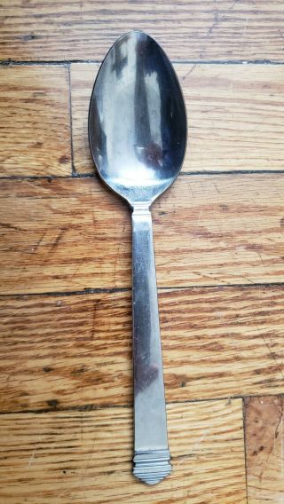 Antique Vintage Collectible Serving Spoon 8.  25 " The Main Course Stainless - Japan