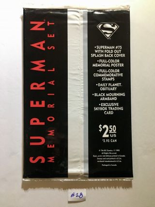 Superman 75 Death of Superman EXTREMELY RARE Item 28 2