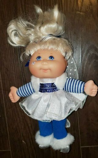 Vintage 1995 Winter Snow Angel Cpk Cabbage Patch Kid Doll 8 " Tall Star On Cheek