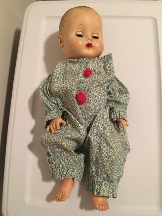 Vintage Ginny Baby Vogue Doll Inc.  Sleepy Eye Open Mouth Scary Creepy