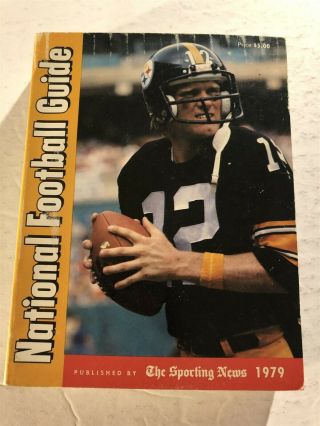 1979 Sporting News Nfl Guide Pittsburgh Steelers Terry Bradshaw Archie Manning