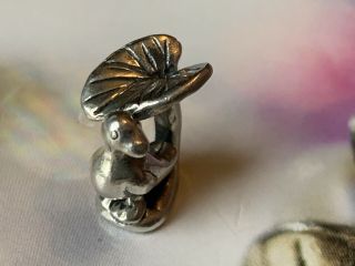 Trollbeads Retired Rare Ugly Duckling Bead Silver Rrp £n/a