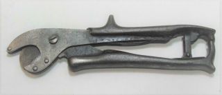 Antique 1892 Levin No 23 Pruning Shear Tool Linesman Cutter Tool 7 1/4 "