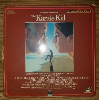 Rca Lazerdisc - The Karate Kid.  1984 - 2 Disc Release Rare
