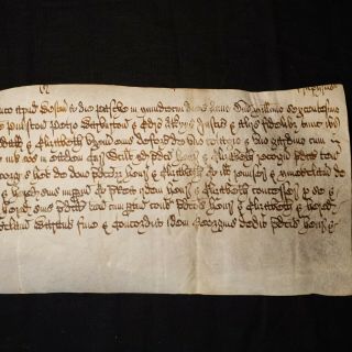 1651 Manuscript VELLUM Latin HAND WRITTEN Hendon HENRY RIDDALL George Turner 2