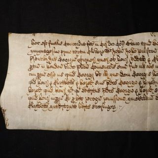 1651 Manuscript VELLUM Latin HAND WRITTEN Hendon HENRY RIDDALL George Turner 3