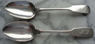 Antique Silver Teaspoons - Michael Septimus Brown - Halifax,  Nova Scotia