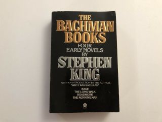 The Bachman Books By Stephen King Paperback First Printing 1985 Rage Rare