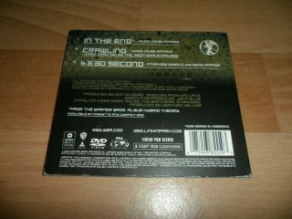 LINKIN PARK - IN THE END (VERY RARE LTD EDITION DELETED NUMBERED UK DVD SINGLE) 3