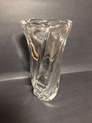 Rare Antique Authentic Signed Nils Lanberg Orrefors Sweden Studio Art Glass Vase