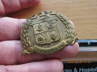 Rare Vpi Virginia Confederate Civil War Hat Badge Military Pin (20h3)