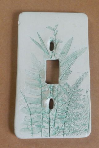 Vintage Handcrafted Ceramic Light Switch Cover