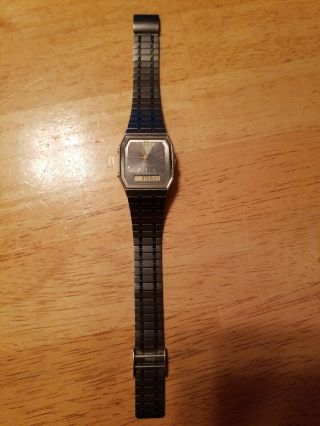 Rare Vintage Mens Seiko Quartz Watch Digital And Analog H601 - 5109 Good