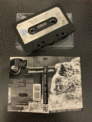 Rage Against The Machine - Rage Against The Machine (rare Uk Cassette Tape)