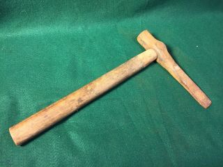 Antique Vintage Hand Forged Blacksmith Tinsmith Railroad Hammer Chisel