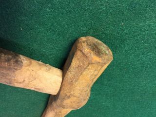 Antique Vintage Hand Forged Blacksmith Tinsmith Railroad Hammer Chisel 3