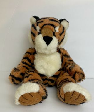 Rare Tickles The Bengal Tiger Cat Russ Berrie Weighted Stuffed Plush 16”