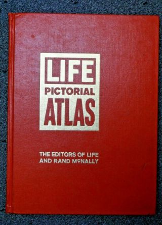 Life Pictorial Atlas Of The World W/world Map,  Rand Mcnally (hardcover,  1961)
