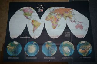 Life Pictorial Atlas of the World w/World Map,  Rand McNally (Hardcover,  1961) 3