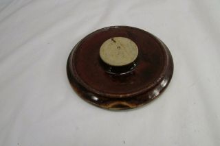 Vintage Stoneware Crock Lid Only 3.  75 