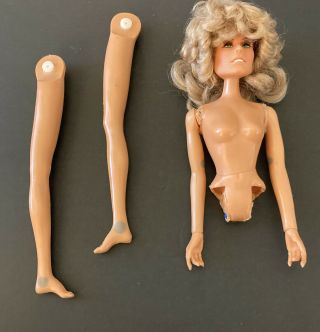 Vintage 1975 Farrah Fawcett Doll Mego 12 " Figure Charlie 