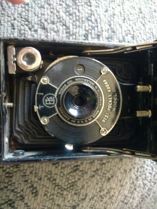 Antique Kodak Vest Pocket Folding Camera Model B Not. 2