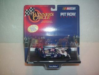 1998 Rusty Wallace 2 Miller Ford Taurus 1/64 Cwc Pit Row Series Very Rare
