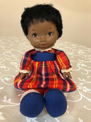 Rare Fisher Price 1973 Lap Sitter Doll 205 Elizabeth African American Black