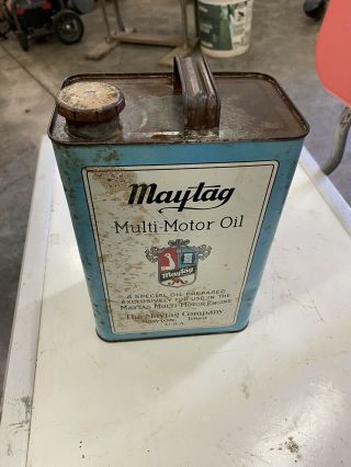 Maytag Antique Hit And Miss Gas Engine 1 Gallon Oil Can