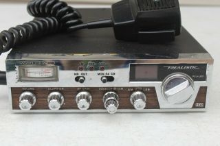 Rare Vtg Realistic Trc - 449 Cb Radio Ssb,  Am 40 Channel Digital Channel Display