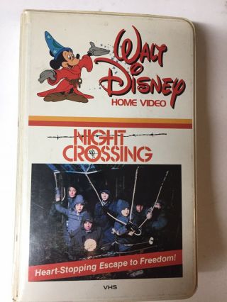 Night Crossing Vhs Rare Walt Disney Home Video Clamshell