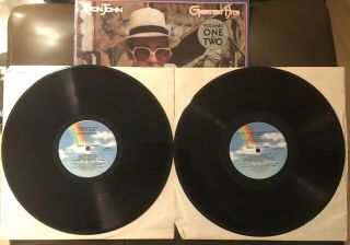 Rare Elton John Greatest Hits Volumes One Two 2 Lps Record Club Only Nm Vinyl