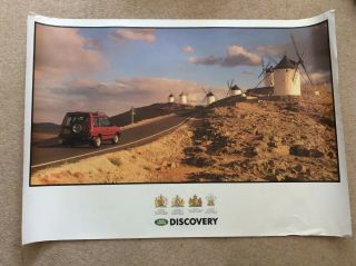Rare Land Rover Discovery Large Dealership Poster 100x70cm V1