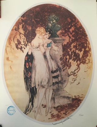 Louis Icart Prints Signed,  Numbered,  Date Stamped,  Raised Seal.  Limited Edition Rare